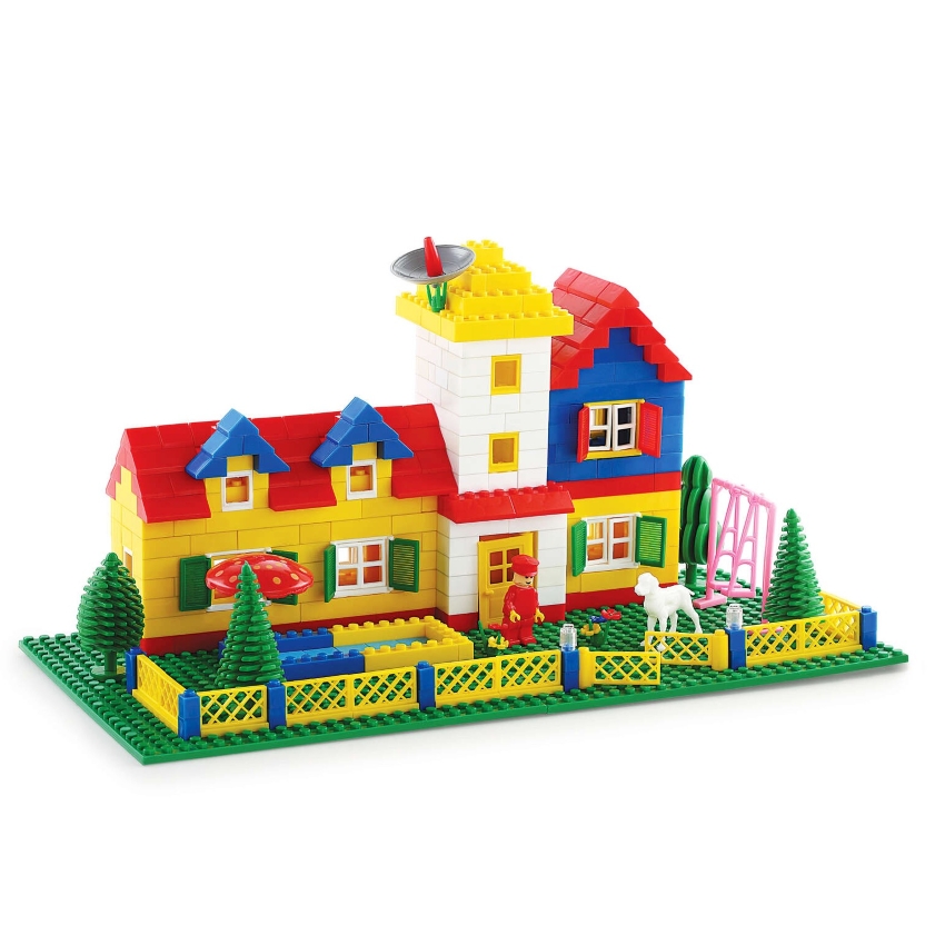 Peacock Senior Architect Smart Blocks – 610 Pcs Mega Building Set – DIY House & Castle Construction Toy – Ultimate STEM Activity Gift for Boys & Girls Ages 6-12