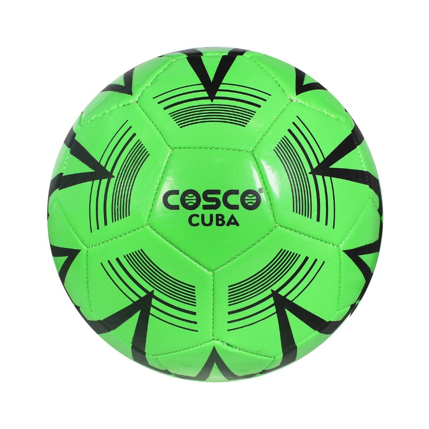 Cosco Cuba Football Size 5 – Durable Machine Stitched PVC Outer – 32-Panel Training Soccer Ball – High Rebound Latex Bladder – Perfect for Recreational Play & Beginners (Pack of 1)