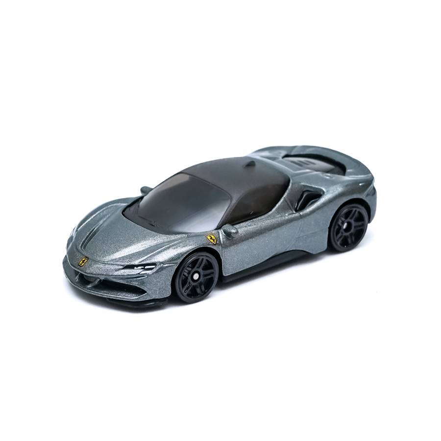 Hot Wheels Ferrari SF90 Stradale Black/Gray – 1:64 Scale Die-Cast Toy – 2025/2026 Factory Fresh Collection – #191 Collector Edition – Best Gift for Ferrari Fans