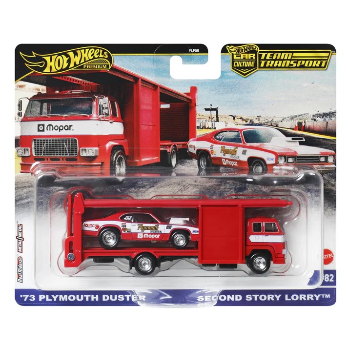 Hot Wheels '73 Plymouth Duster & Second Story Lorry