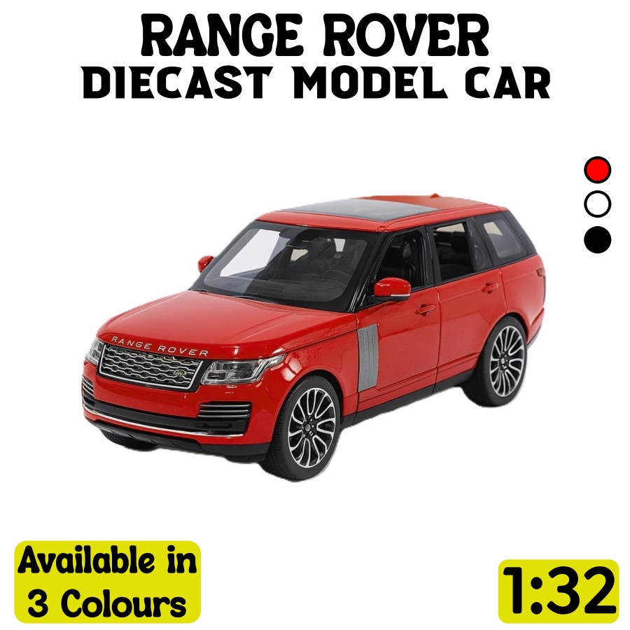 Black Mamba 1:32 Range Rover Sport Diecast SUV Model – Alloy Metal Toy Car with Sound & Lights – Openable Doors & Hood – Premium Off-Road Pull-Back Vehicle for Kids & Collectors