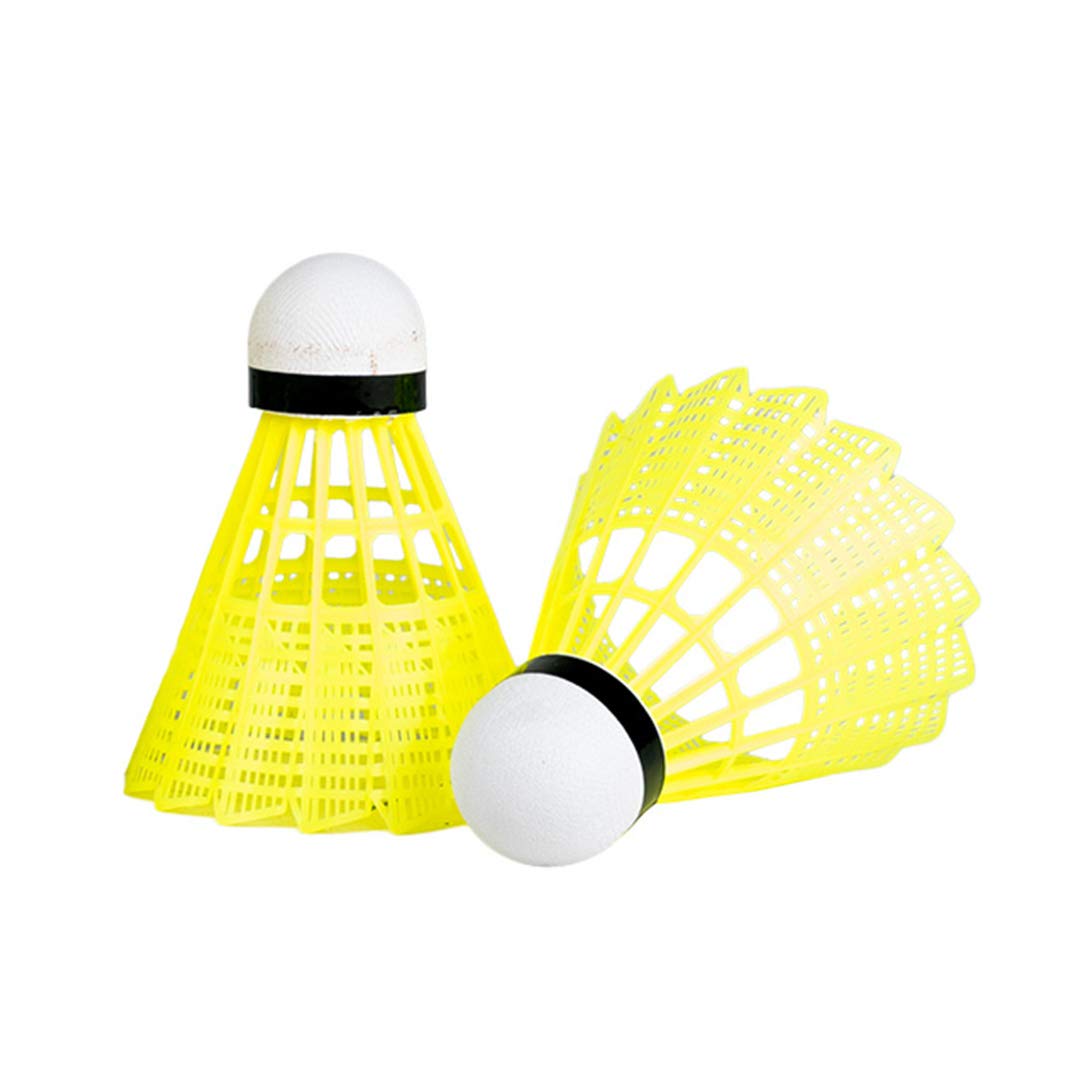 Cosco Aero 700 Nylon Shuttlecock (Pack of 6) – High Durable Training Shuttle with Taiwan Foam Base – Lightweight Design for Recreational Play – Stable Flight & Quick Recovery – Yellow