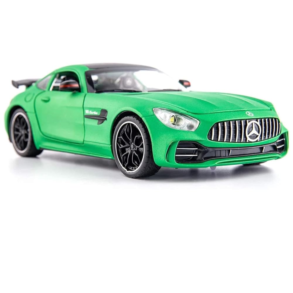 Mercedes-Benz AMG GTR 1:32 Metal Die-Cast Car – Pull Back Toy with Sound & Light – Realistic Alloy Model – Opening Doors – Durable Birthday Gift for Kids Ages 3+