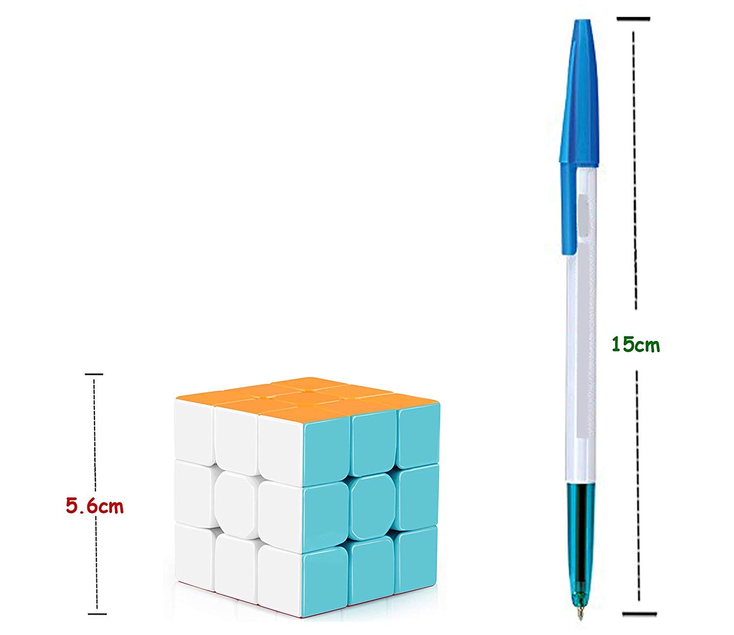 Zuurvi® 3x3 Rubik's Cube – Enhances Memory, Logic & Problem Solving – Smooth Turning Brain Teaser Puzzle – Durable Eco-Friendly Material – Best Educational Gift for Boys & Girls