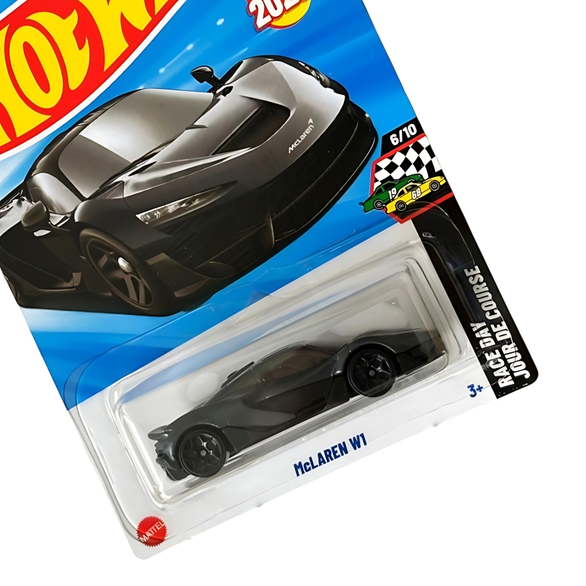 Hot Wheels McLaren W1 Black – #142/250 HW Exotics 5/10 – 1:64 Scale 2026 Case G/H – Brand New Hypercar Casting – Detailed Die-Cast – Collector’s Edition