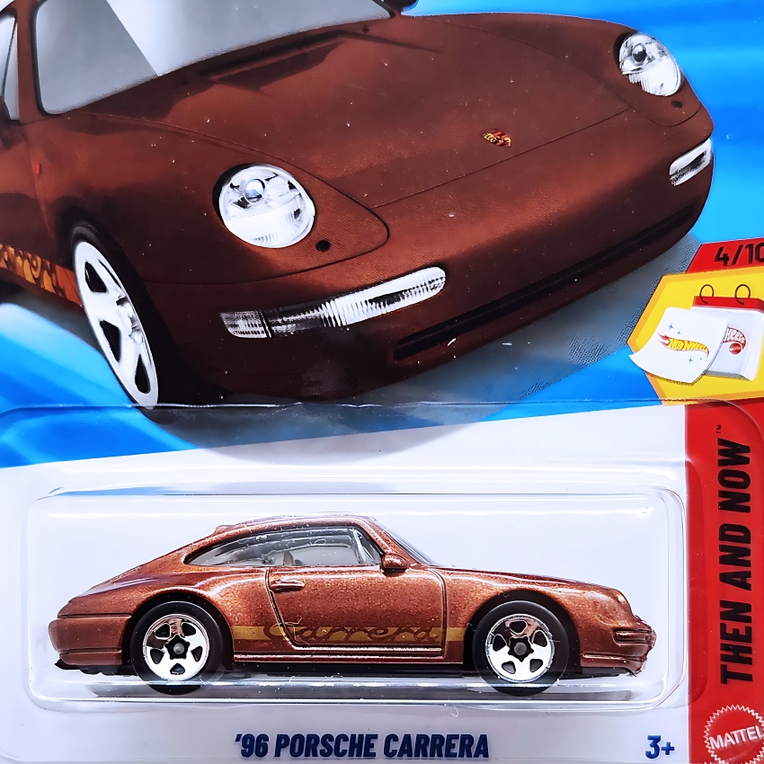 Hot Wheels 2026 '96 Porsche Carrera (Guards Red) – #82/250 HW Euro Series – Detailed 1:64 Scale Air-Cooled 911 – Authentic Porsche Crest & L4 Wheels – Collector’s Edition