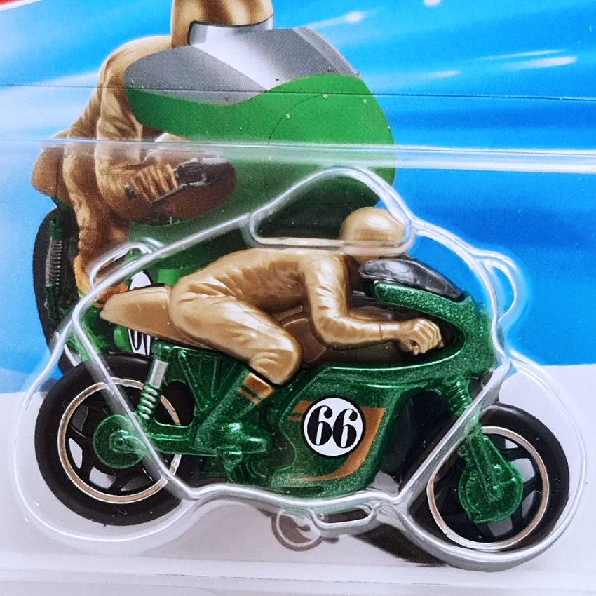 Hot Wheels 2026 Triumph Tiger 100 TH (British Racing Green) – #235 HW Moto – Rare 1:64 Die-Cast Motorcycle with Gold Rider – Low Production Treasure Hunt – Collector’s Edition