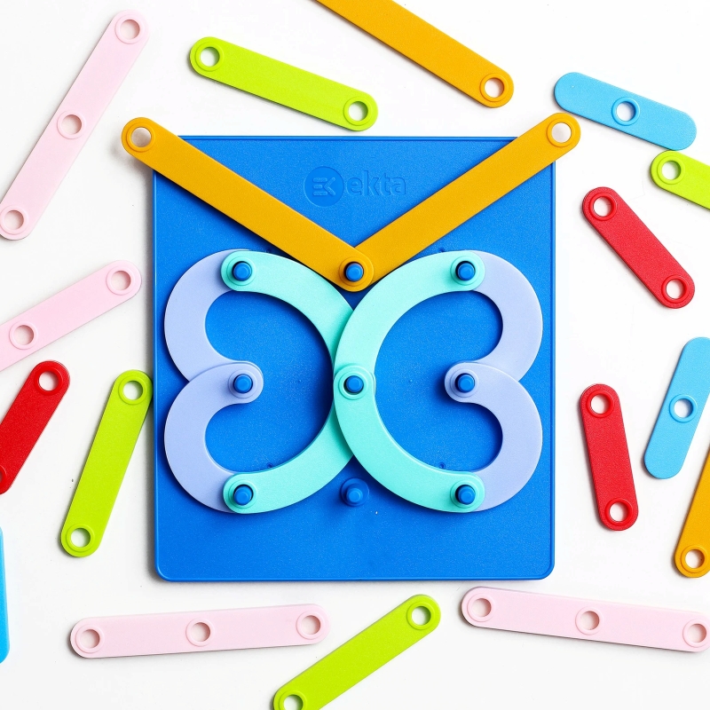 Ekta Alpha Numeric Construction Puzzle – 3D Alphabet & Number Building Set – Educational STEM Toy for Preschoolers – Improves Letter Recognition & Fine Motor Skills – Ages 3+ Years
