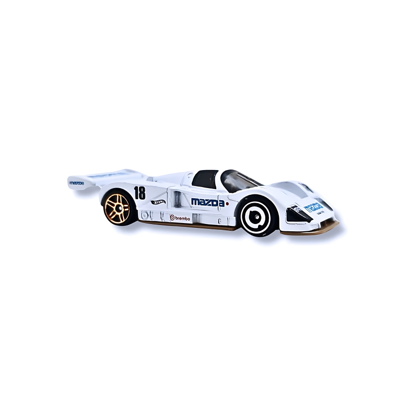 Hot Wheels 2025/2026 Mazda 787B (White)– #226/250 Peak Pursuit 5/10 – 1:64 Scale JDM Die-Cast Le Mans Legend – 2025 Mainline Case M/N – Scale Rotary Engine Race Car – White AeroDisc Wheels – Collector’s Edition