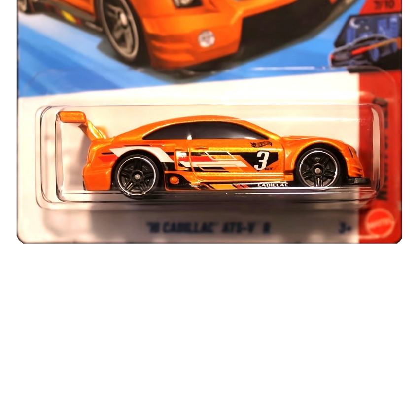 Hot Wheels '16 Cadillac ATS-V R (Orange) – 1:64 Scale Metal Die-Cast Car – 2026 Nightspeed Collection – Realistic Racing Toy – Best Gift for Hot Wheels Fans