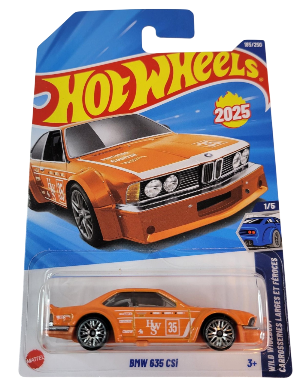 Hot Wheels BMW 635 CSi Wide Body - Orange