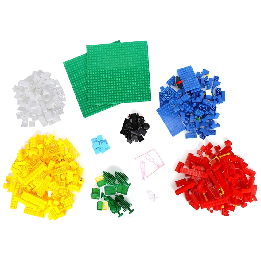 Peacock Senior Architect Smart Blocks – 610 Pcs Mega Building Set – DIY House & Castle Construction Toy – Ultimate STEM Activity Gift for Boys & Girls Ages 6-12