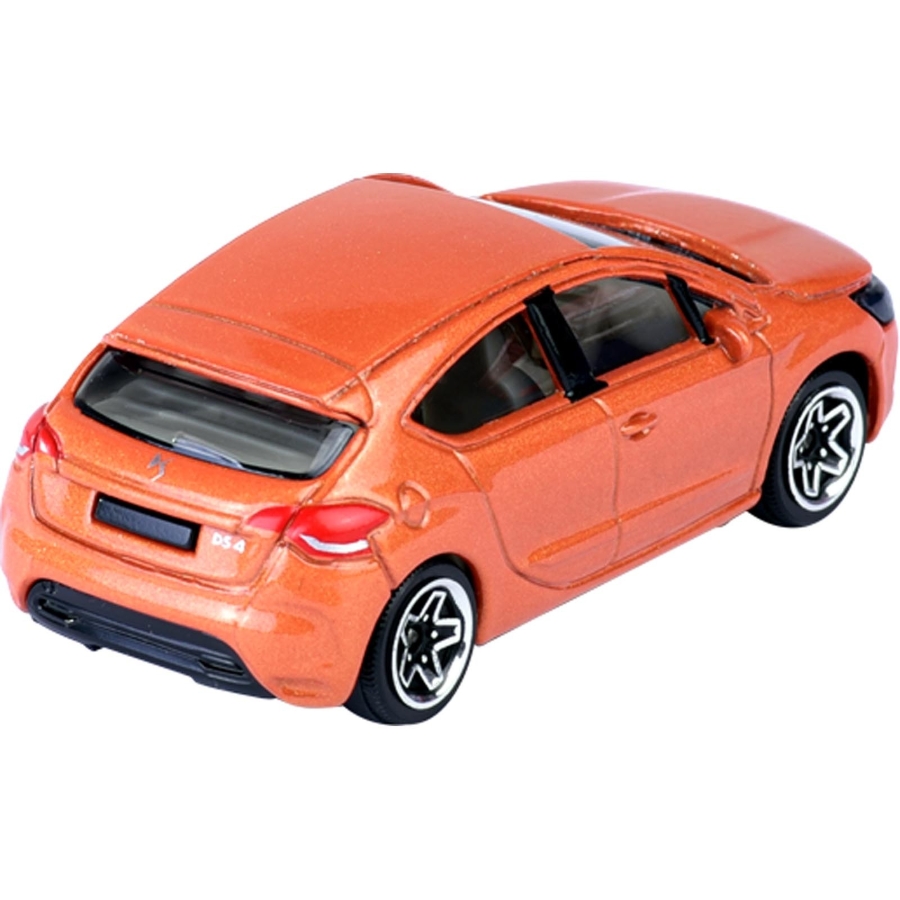 Majorette Citroen DS4 Diecast Orange – 1:64 Scale Street Cars Series – Official Citroen Licensed Toy Car with Suspension & Opening Doors