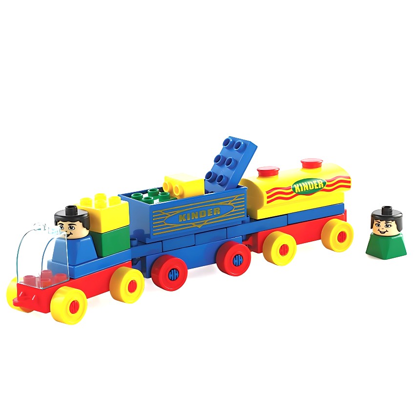 Peacock Kinder Blocks Car, Tanker & Dumper Set – 30 Piece Interlocking Vehicle Building Toy – 3-in-1 Construction Set for Toddlers – STEM Educational Blocks for Kids Ages 4+