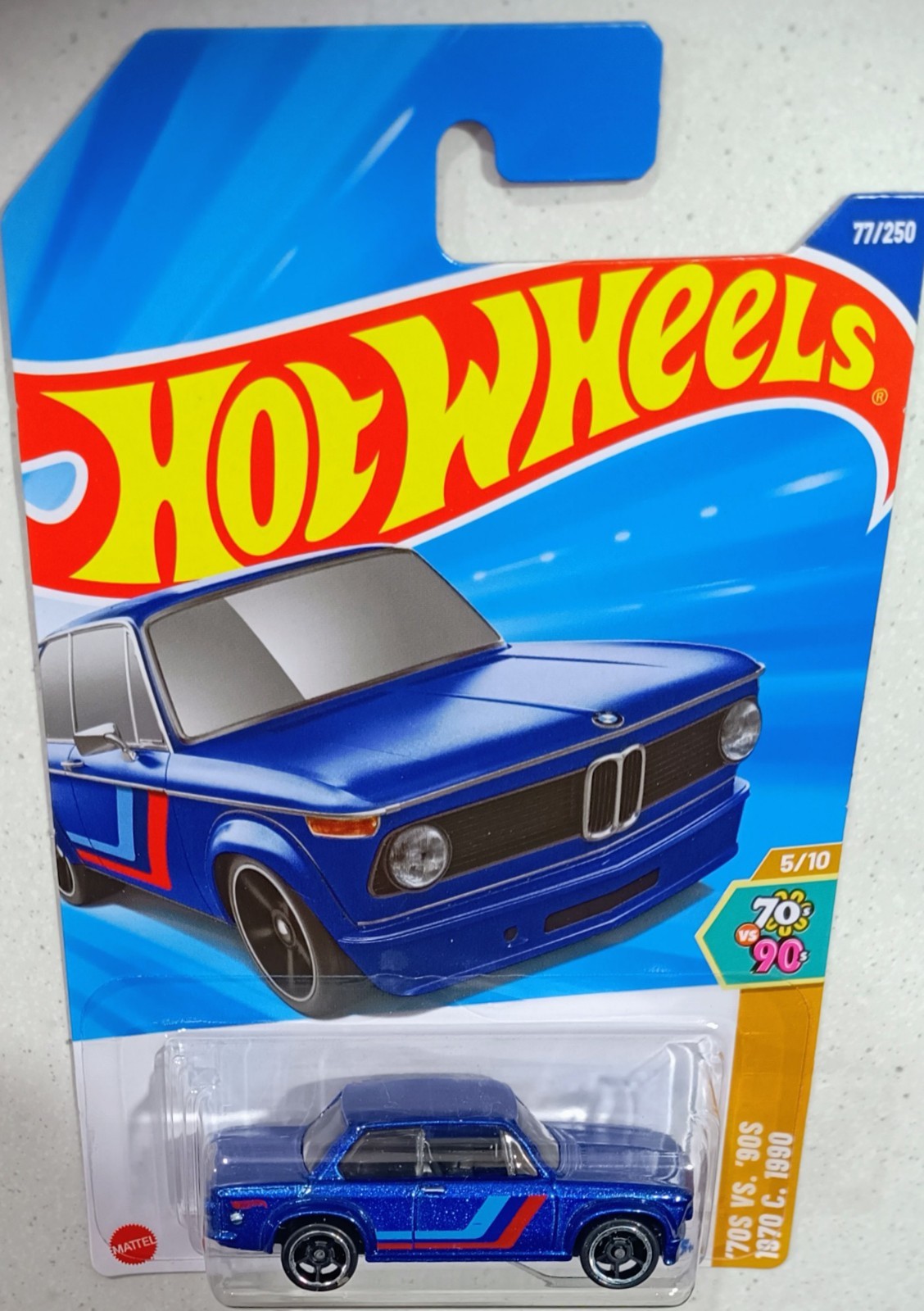 Hot Wheels BMW 2002 - Blue