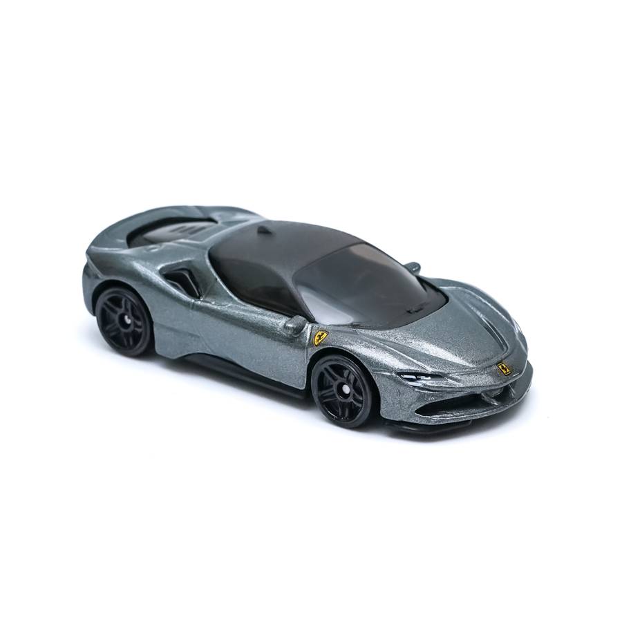 Hot Wheels Ferrari SF90 Stradale Black/Gray – 1:64 Scale Die-Cast Toy – 2025/2026 Factory Fresh Collection – #191 Collector Edition – Best Gift for Ferrari Fans