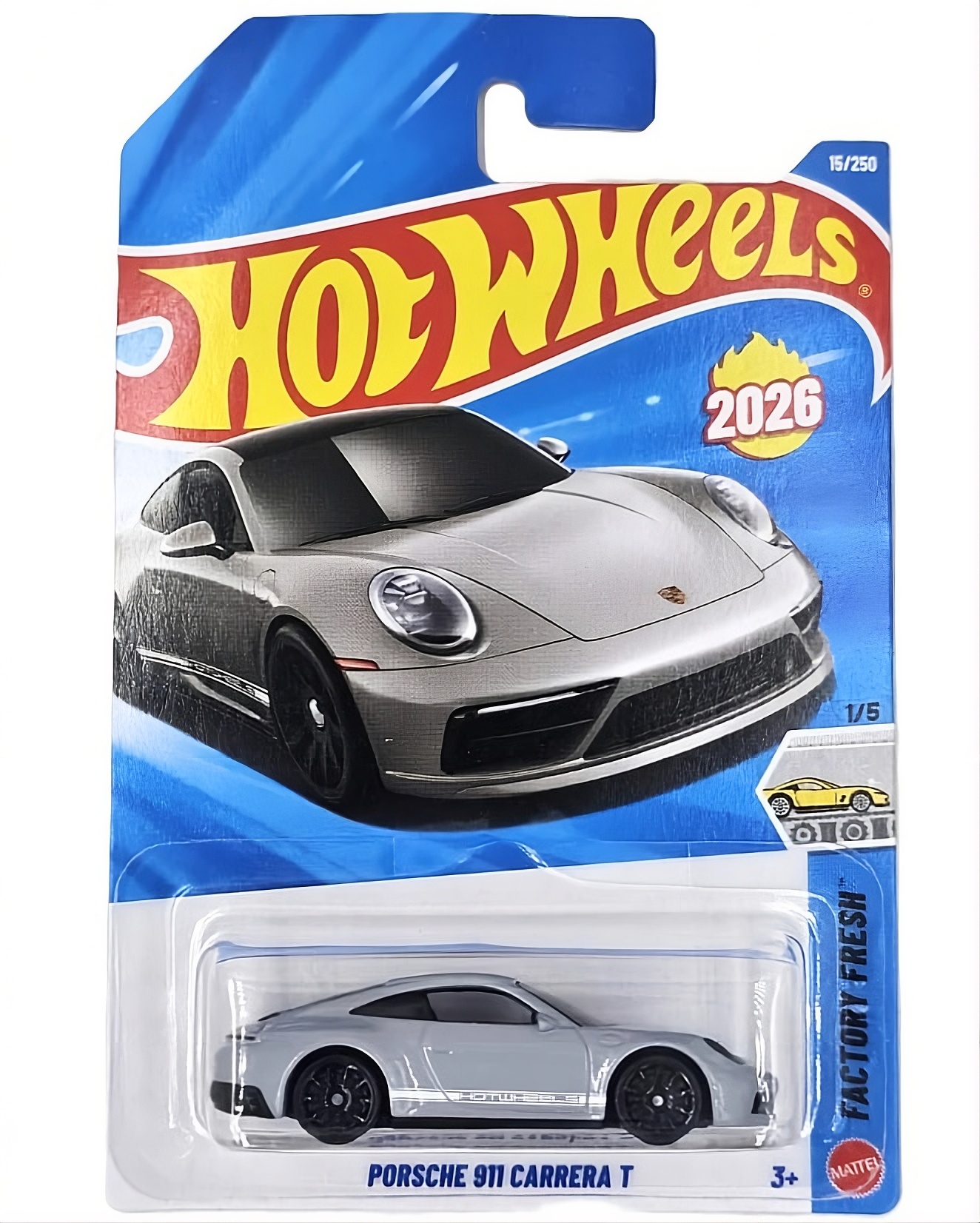 Hot Wheels 2026 Porsche 911 Carrera T Factory Fresh