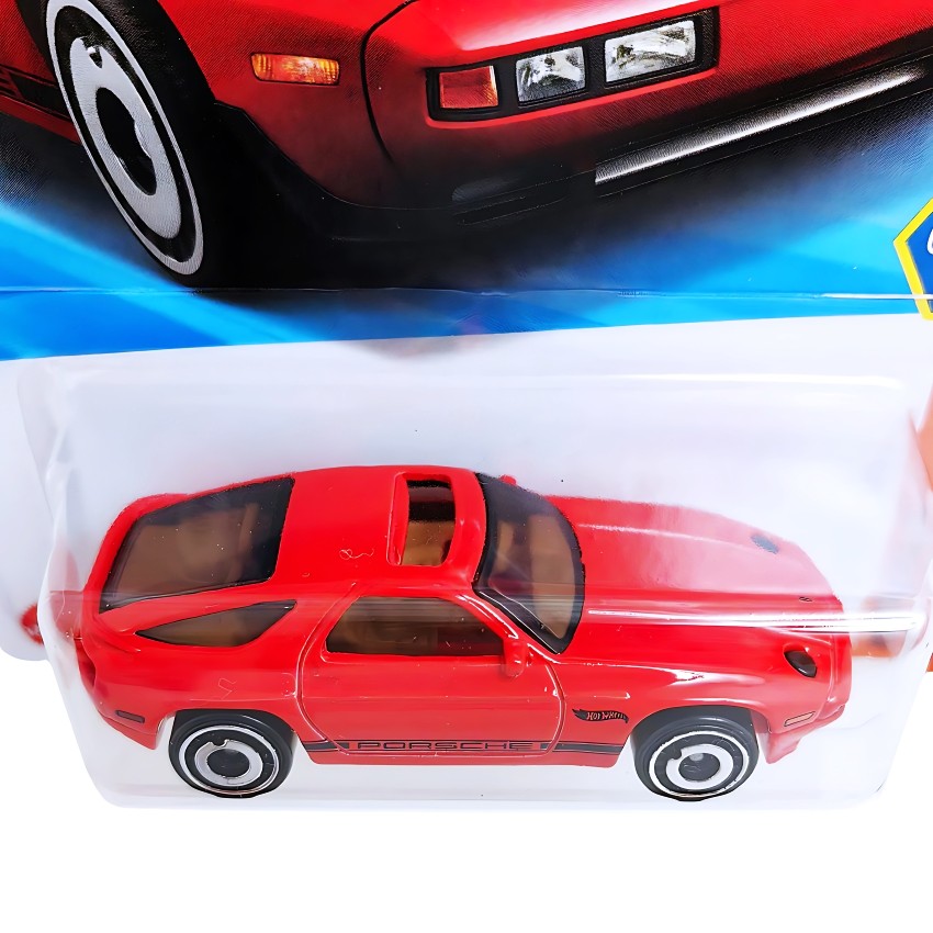 Hot Wheels 1983 Porsche 928S Red – 1:64 Scale Die-Cast Toy Car – Muscle Mania Series #10/10 – Red Porsche 928 Collector #250 – Best Gift for Kids & Collectors