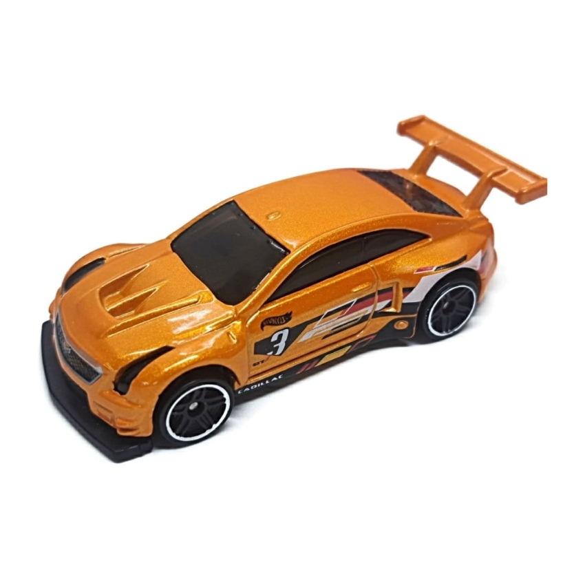 Hot Wheels '16 Cadillac ATS-V R (Orange) – 1:64 Scale Metal Die-Cast Car – 2026 Nightspeed Collection – Realistic Racing Toy – Best Gift for Hot Wheels Fans