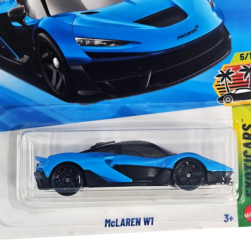 Hot Wheels 2026 McLaren W1 (Blue) – #74/250 HW Exoticars – Detailed 1:64 Scale P1 Successor – Authentic Ludus Blue Paint & Y5 Wheels – Collector’s Edition