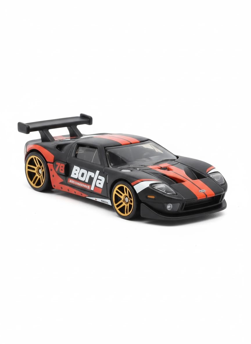 Hot Wheels Ford GT – Black & Red Borla Exhaust, Modified Series 2025