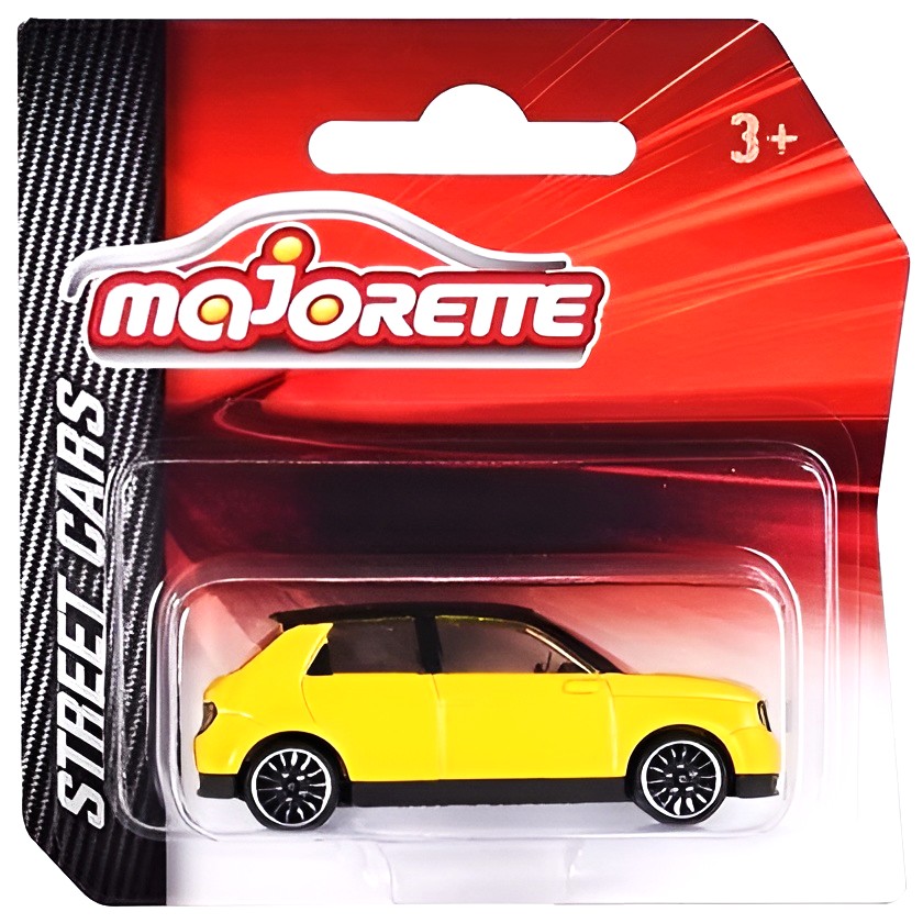 Majorette Honda e Yellow (Street Cars Series) 1/64 Scale Diecast Metal Model – JDM Miniature Electric Car Collector's Edition