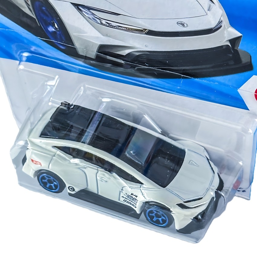 Hot Wheels 2026 Toyota Prius Custom (White) – JJH37 New Casting – Detailed JDM Widebody with Roof Box – HW J-Imports Series – Authentic Advan & Rays Livery – Collector’s Edition