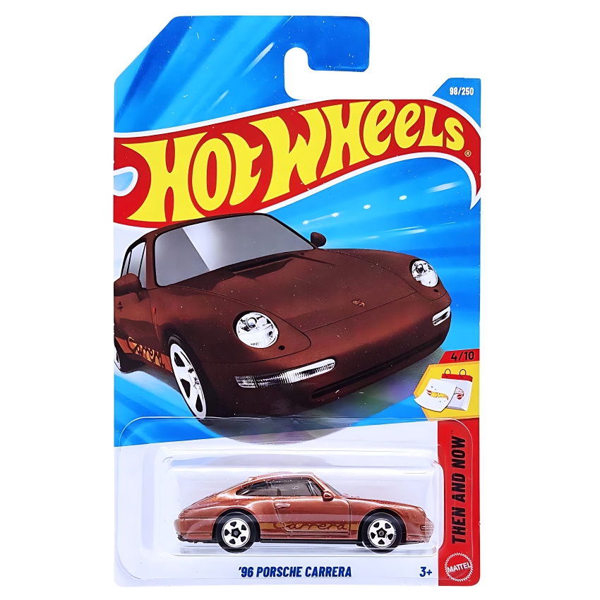 Hot Wheels 2026 '96 Porsche Carrera (Guards Red) – #82/250 HW Euro Series – Detailed 1:64 Scale Air-Cooled 911 – Authentic Porsche Crest & L4 Wheels – Collector’s Edition