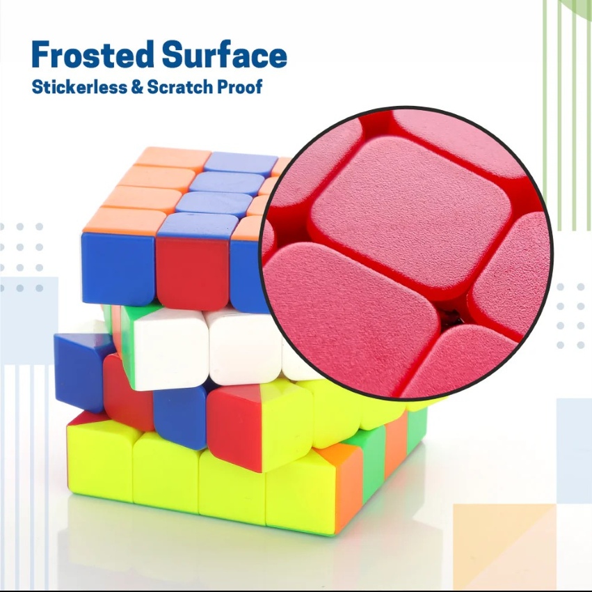 Chanak 4x4 Stickerless Speed Cube – BIS Approved Safety Certified 4-Layer Cube – Smooth High-Speed Puzzle – Durable Brain Development Toy – Best Birthday Gift for Kids