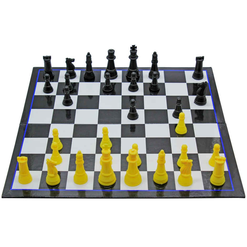 Ekta Chess Set for Kids & Adults – Premium Folding Chess Board with High-Quality Weighted Pieces – Classic Strategy Game for Brain Development – Ideal STEM Gift for Ages 7+