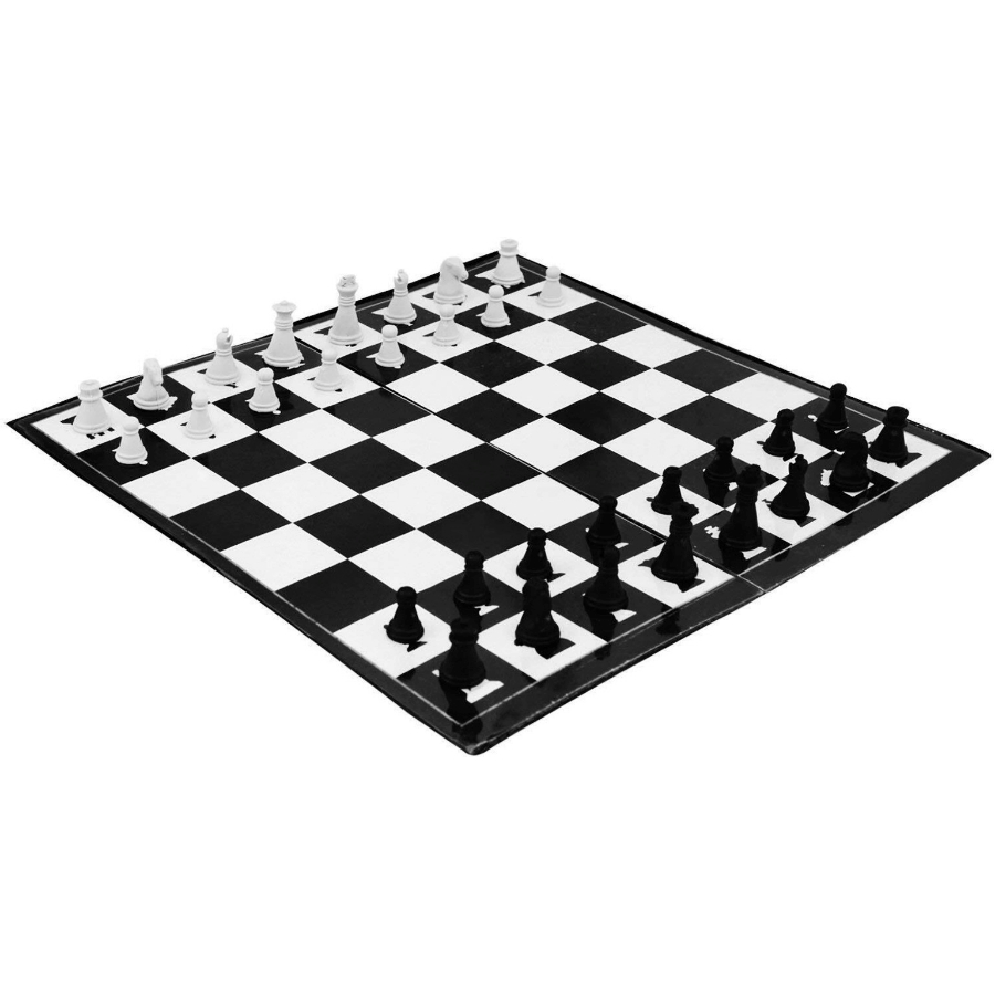 Ekta Magnetic Chess Set for Kids & Adults – Portable Folding Travel Chess Board with Built-in Storage – Strong Magnetic Pieces for Stable Gameplay – Educational Strategy Game for Beginners Ages 6+
