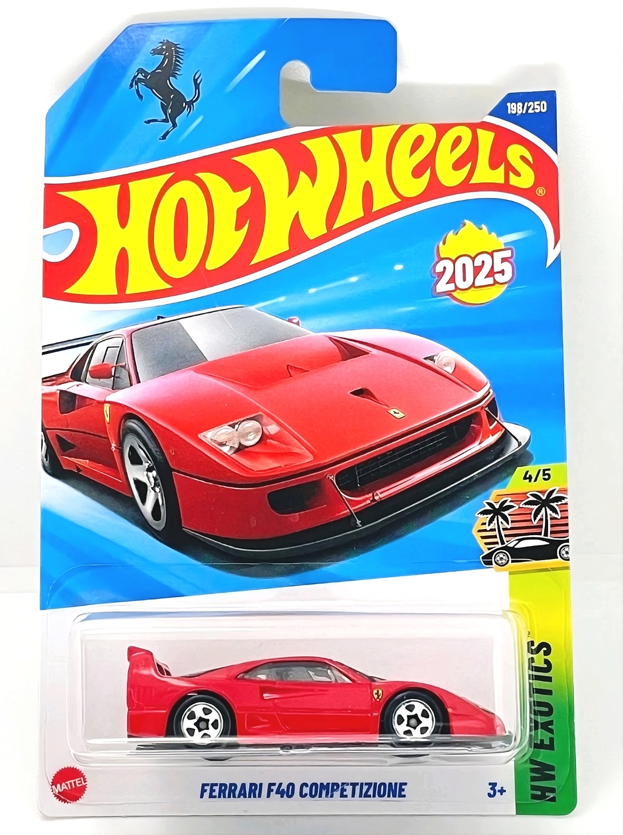 Hot Wheels Exotics Ferrari F40 Competizione in Red