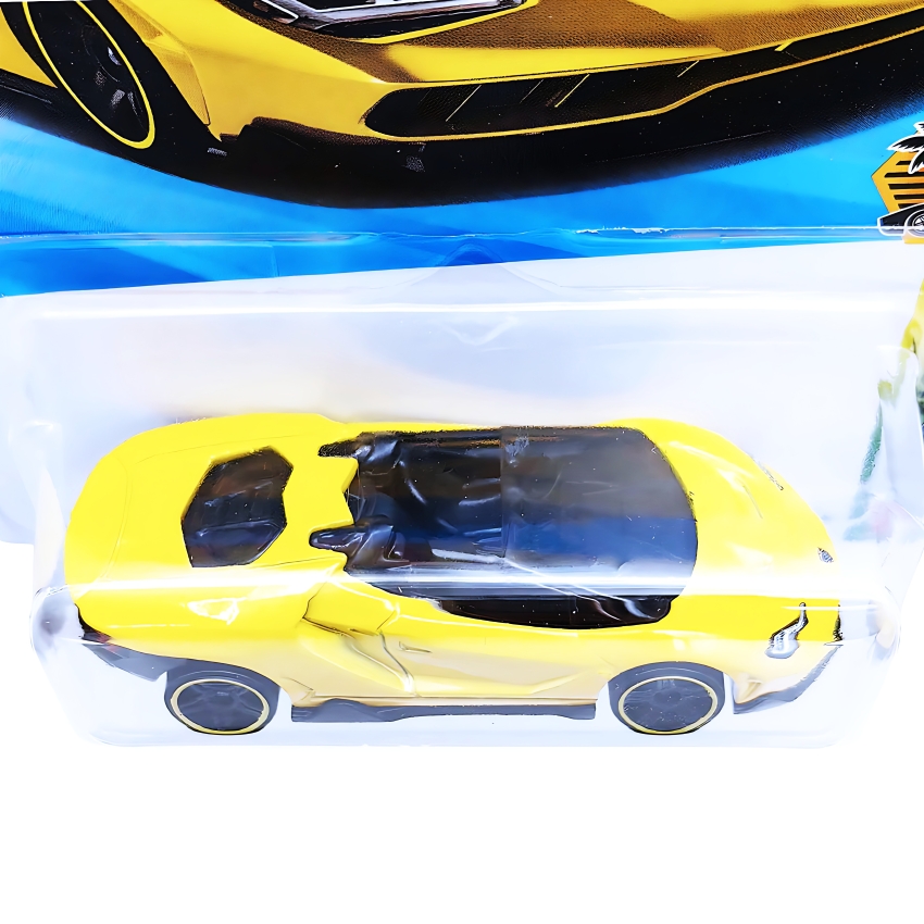 Hot Wheels 2026 Lamborghini Centenario Roadster (Giallo Orion Yellow) – #002/250 HW Exoticars – Detailed 1:64 Scale V12 Hypercar – Ryu Asada Design – Collector’s Edition