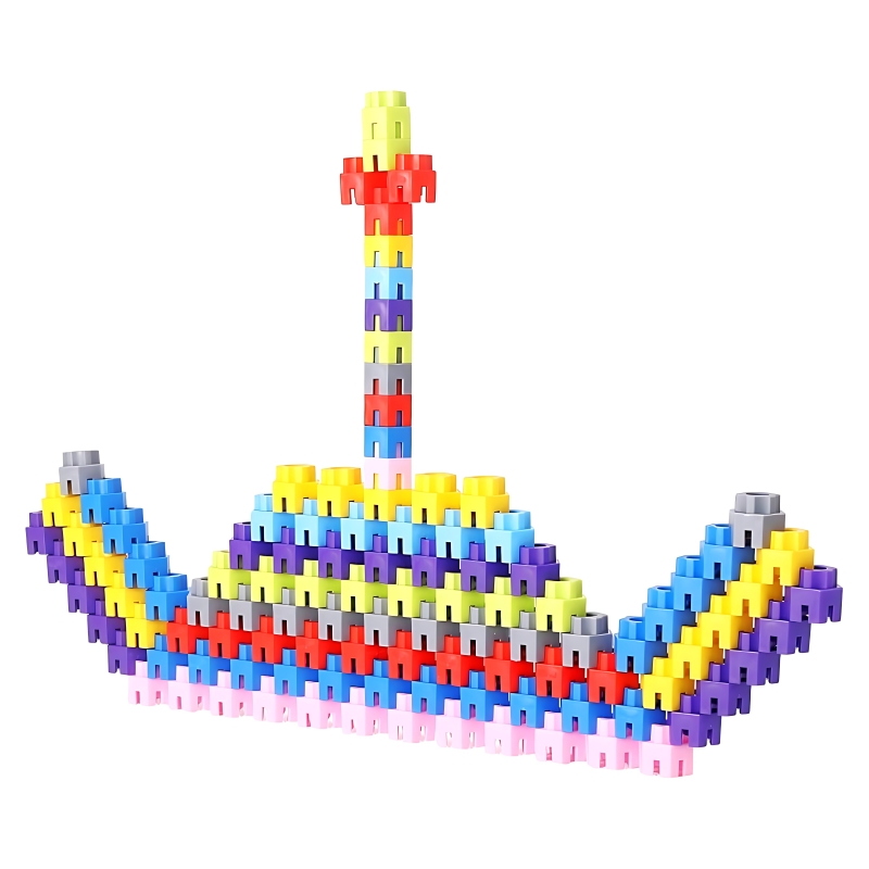 Ekta Hexa Blocks Mega Set – 250 Piece Interlocking Building Blocks – Creative STEM Construction Toy – Large 3D Hexagonal Connector Set for Kids – Ages 3+ Years