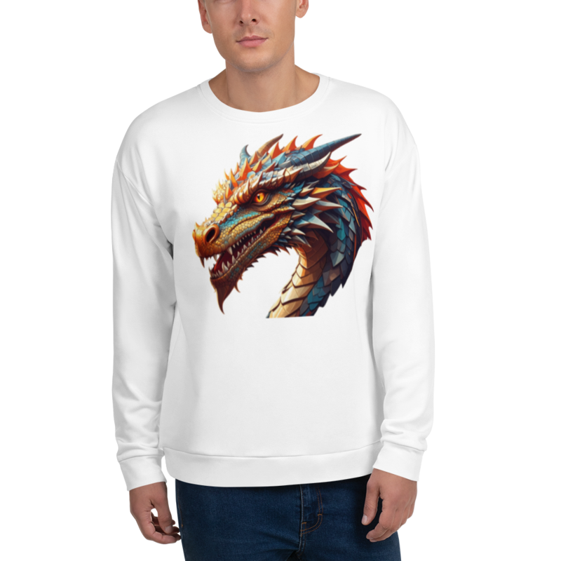 Drachen-Print Sweatshirt