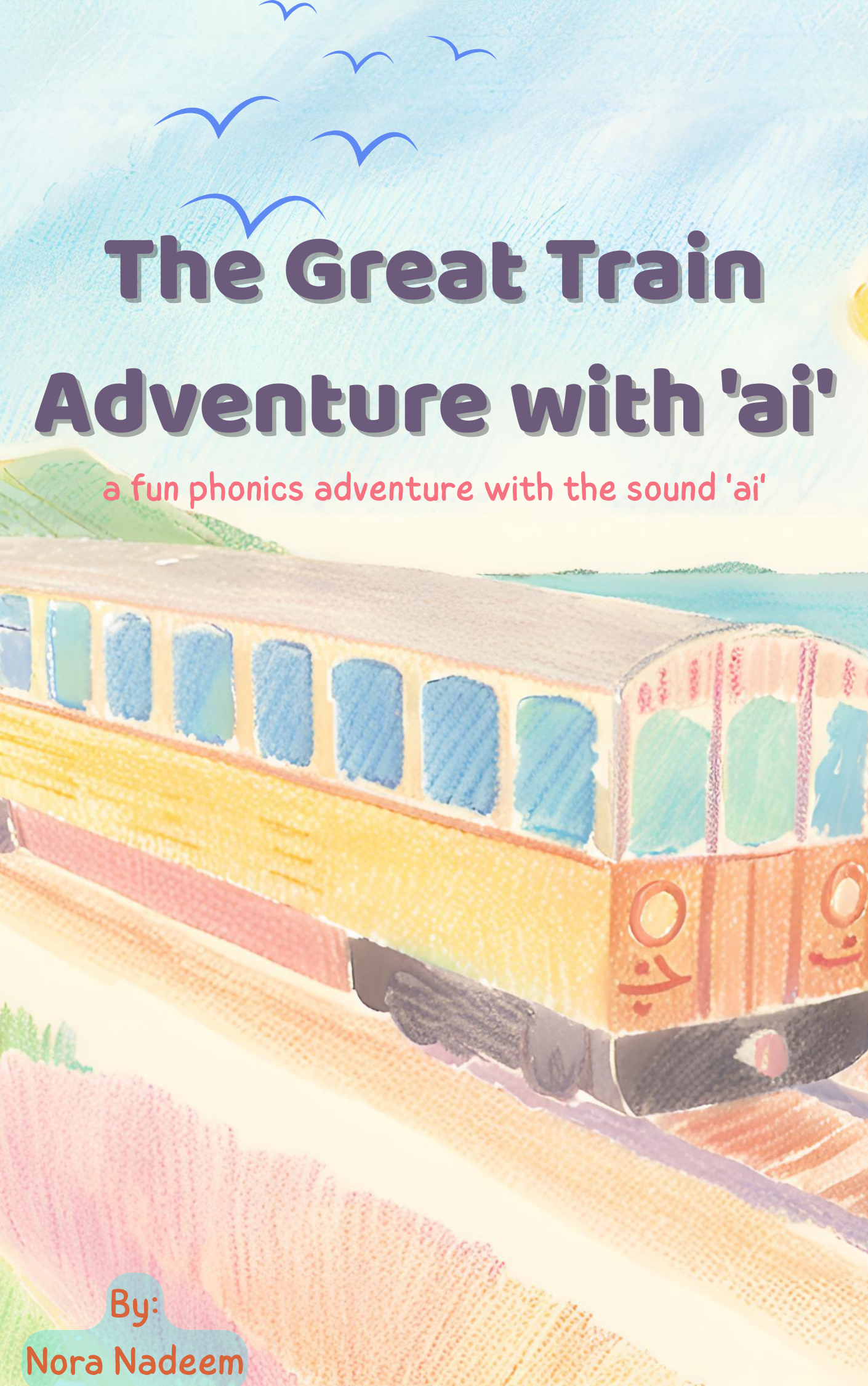 The Great Train Adventure Phonics Book with 'ai' Sound.
