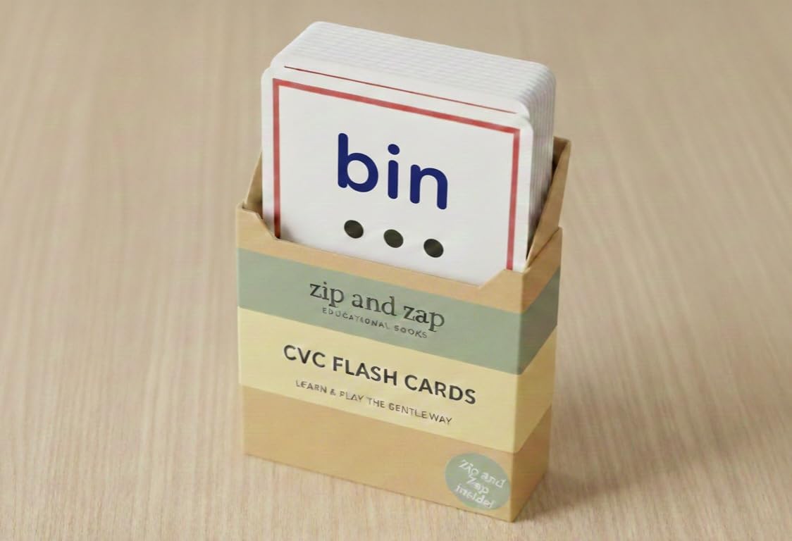 CVC Flash Cards – Short Vowel "i" Phonics Cards for Early Readers, Preschool & Kindergarten.