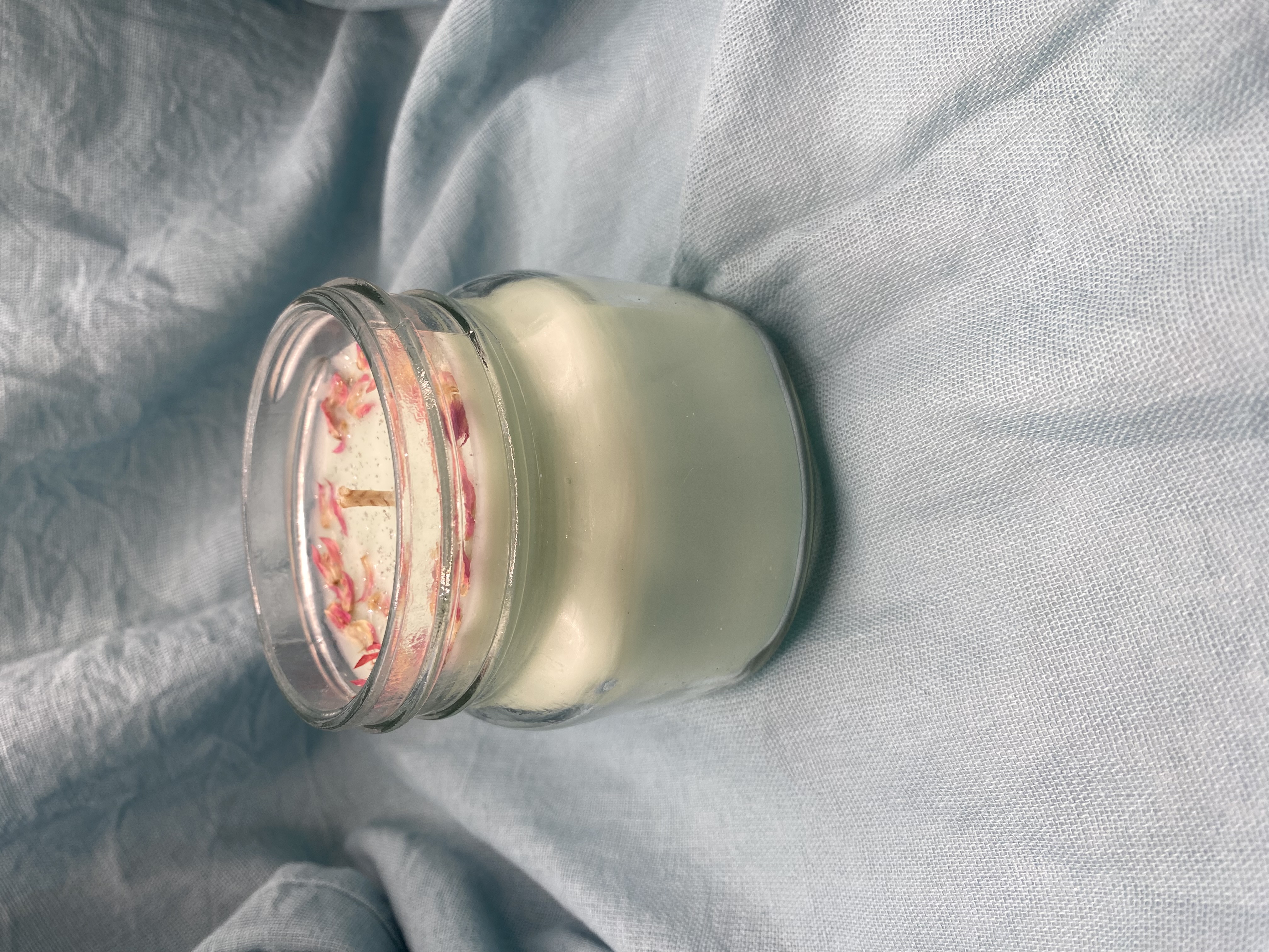 Rounded Mint Green Honey Jar Candle