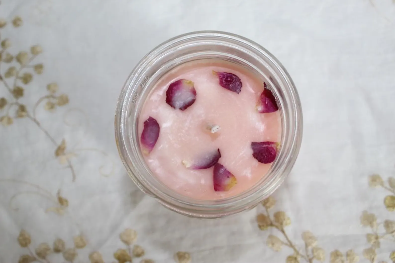 Pale Pink Citrus Rose Candle