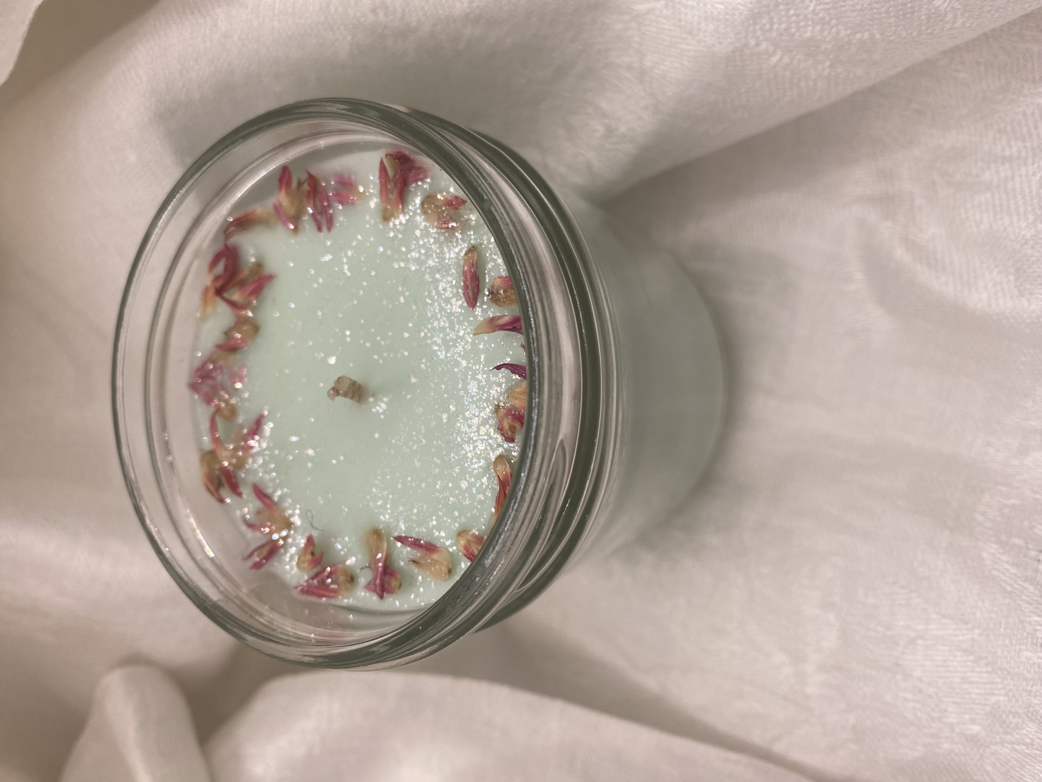 Mint Green Jelly Jar Candle
