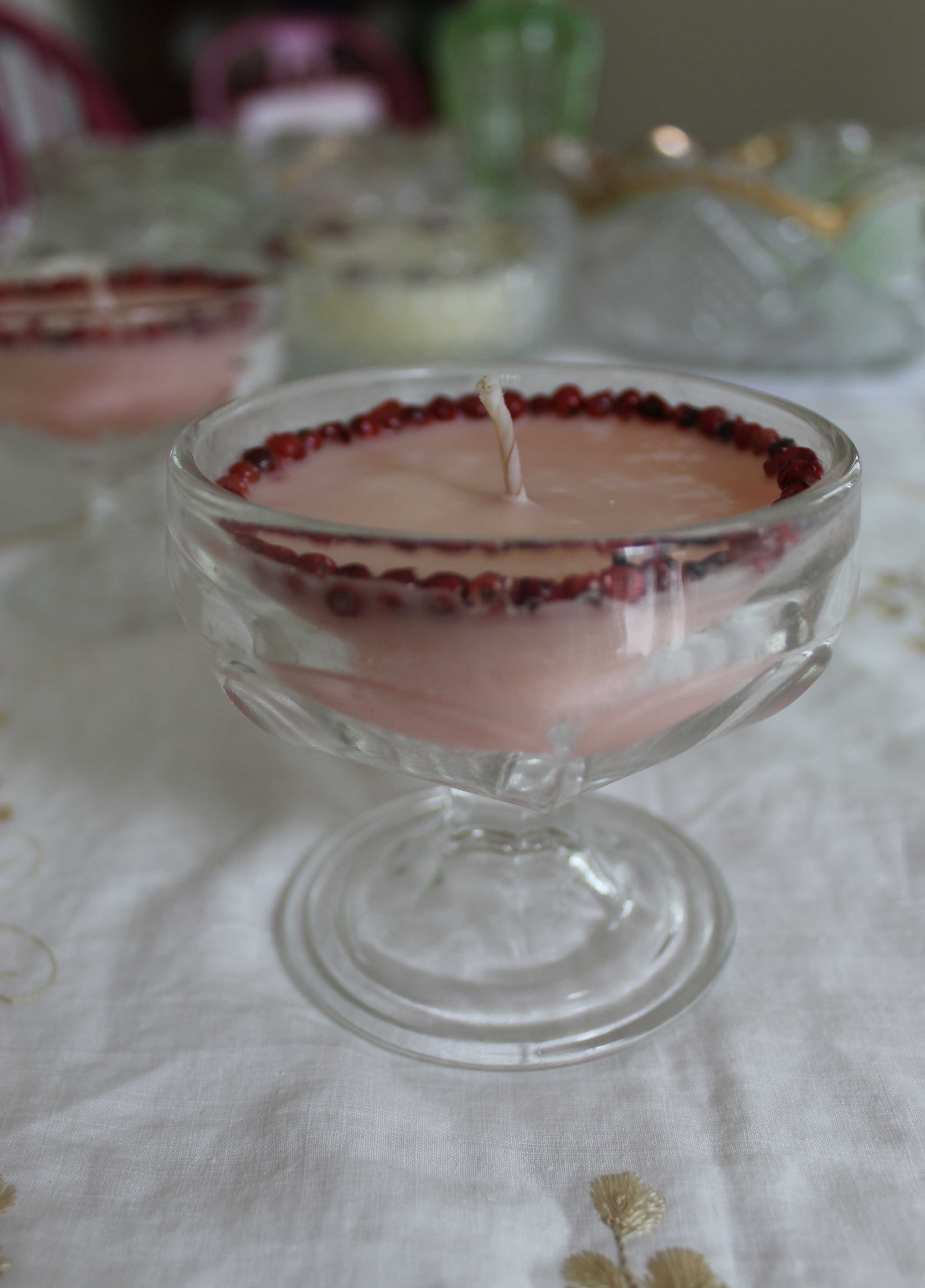 Pink Peppercorn Candle