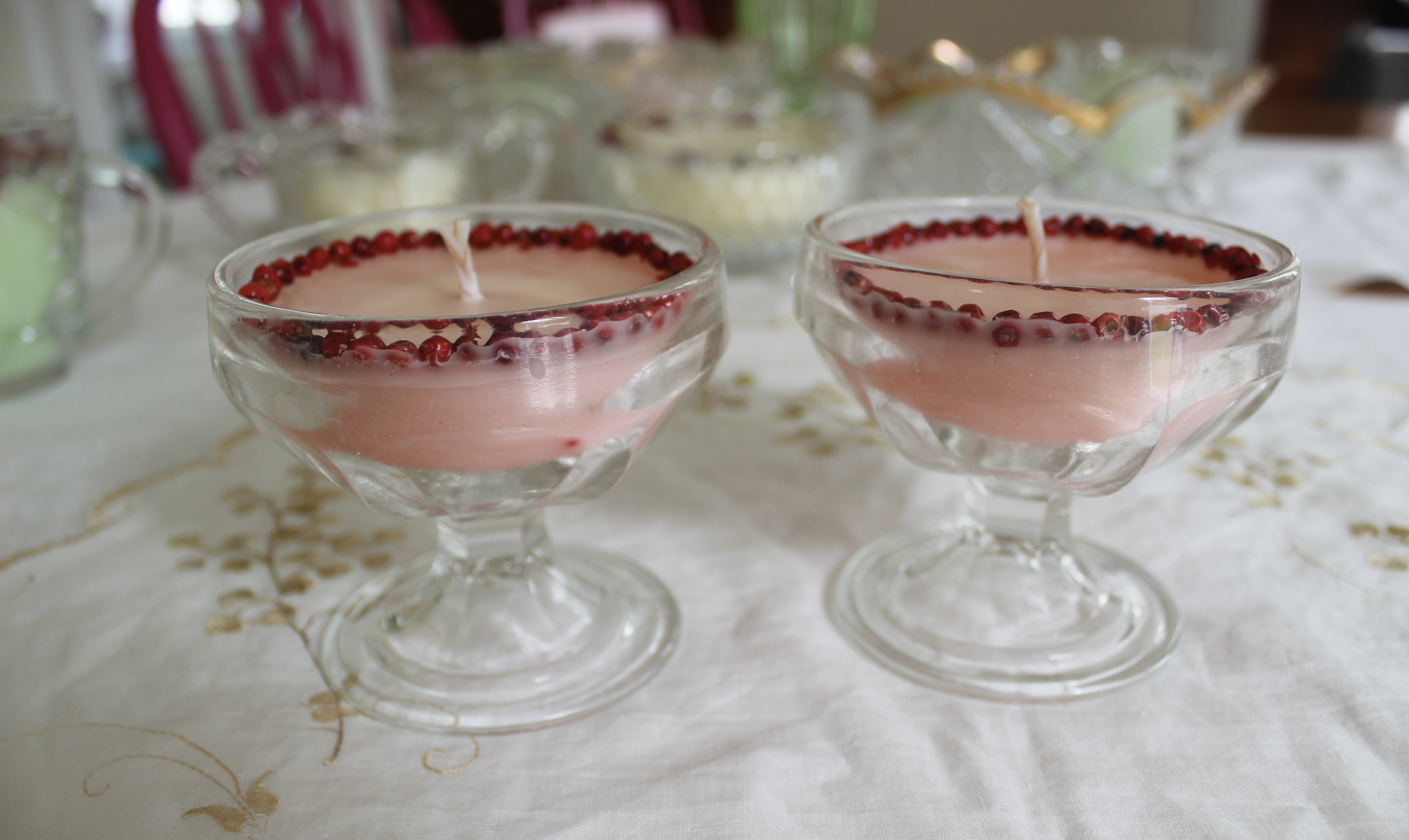 Pink Peppercorn Candle