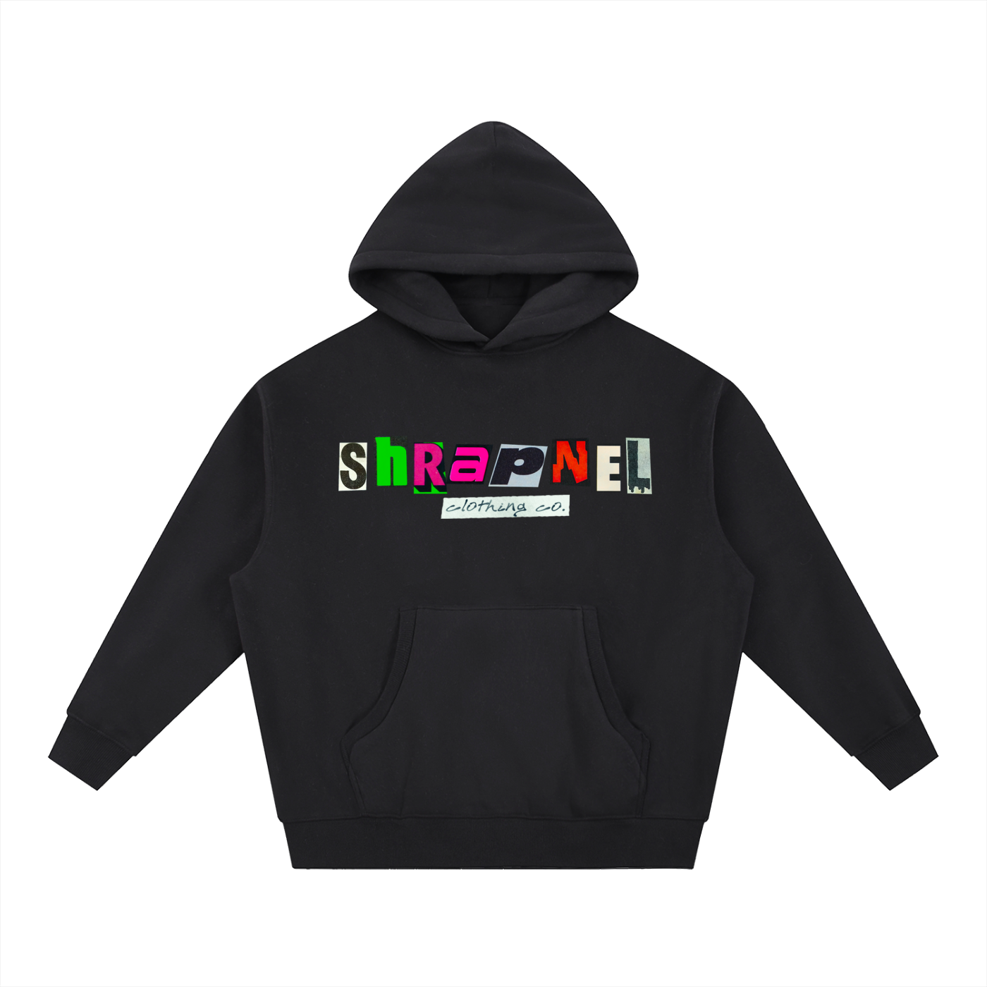 OG Colorway Shrapnel Essential Oversized Boxy Fit Fleece Hoodie