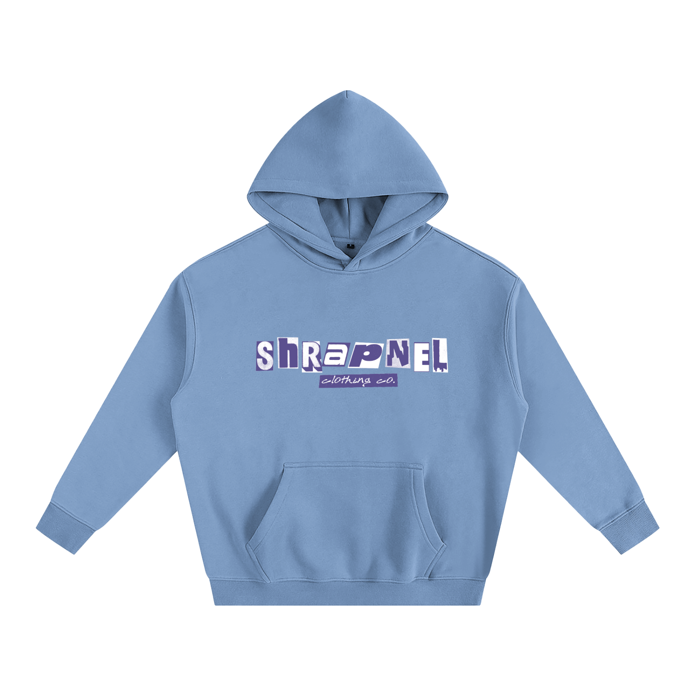 Court Purple Oversize Fleece Hoodie