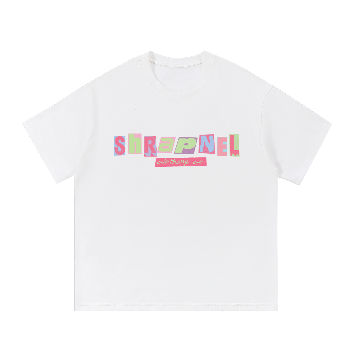 Pastel Shrapnel Essential Cotton T-Shirt