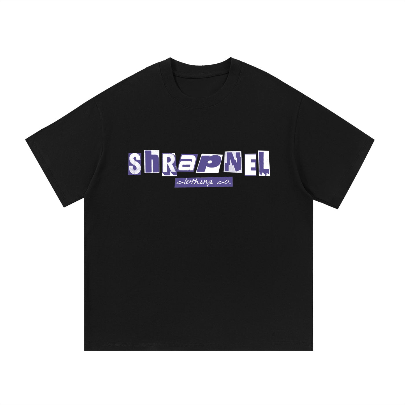 Court Purple Shrapnel Essential Cotton T-Shirt