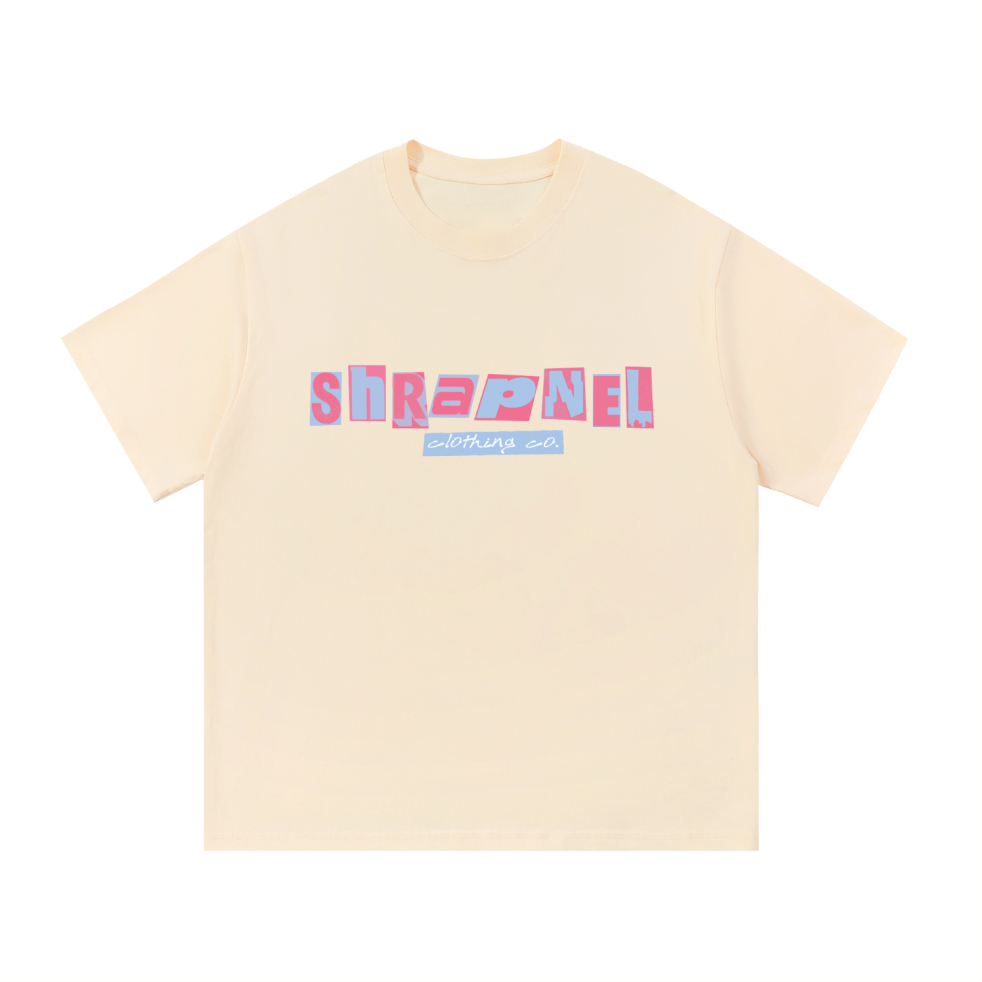 Pastel V2 Shrapnel Essential Cotton T-Shirt