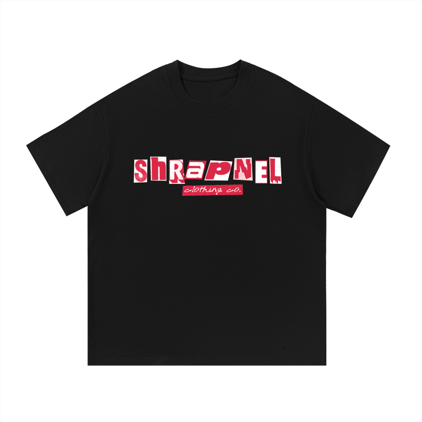 Championship Red Shrapnel Essential Cotton T-Shirt