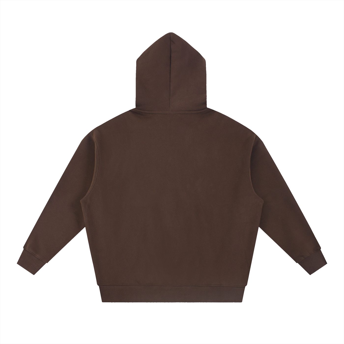 Brown Oversize Fleece Hoodie