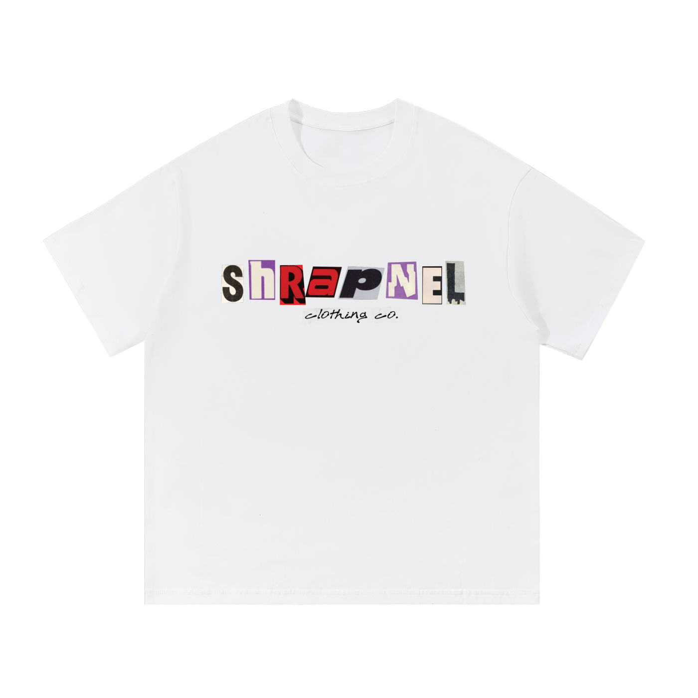 OG Red and Purple Shrapnel Essential Cotton T-Shirt